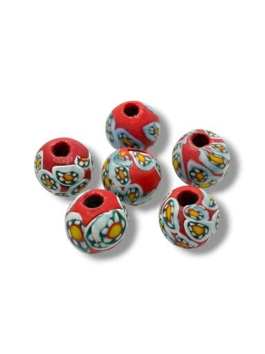 Yuvarlak Gana Cam Boncuk