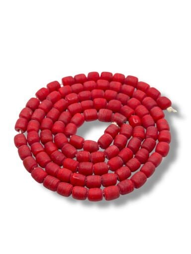 Mat Silindir Dizi Cam Boncuk 6x7 mm