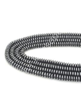 Hematit Doğal Taş Rondela 6 mm