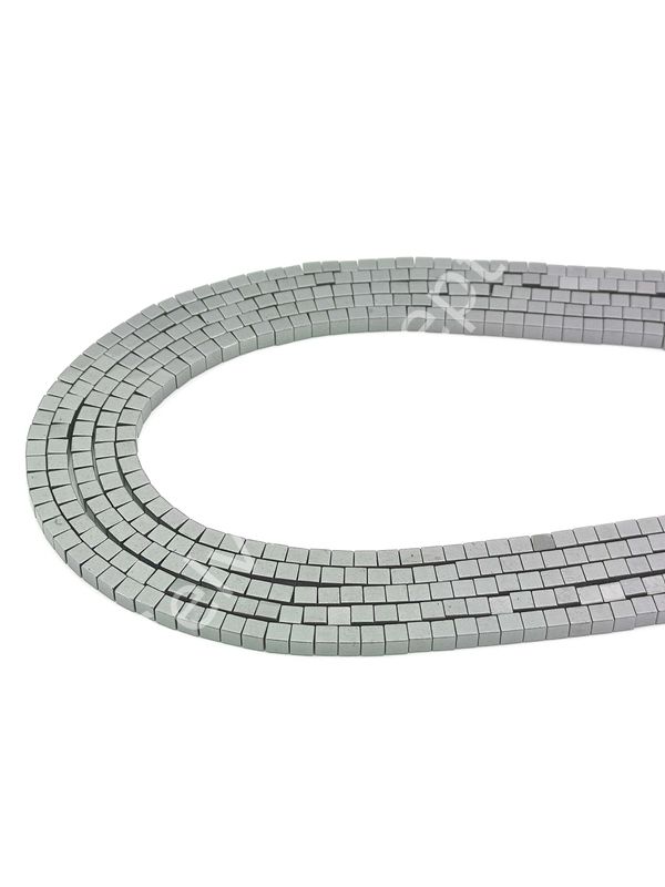 Hematit Doğal Taş Küp 3 mm