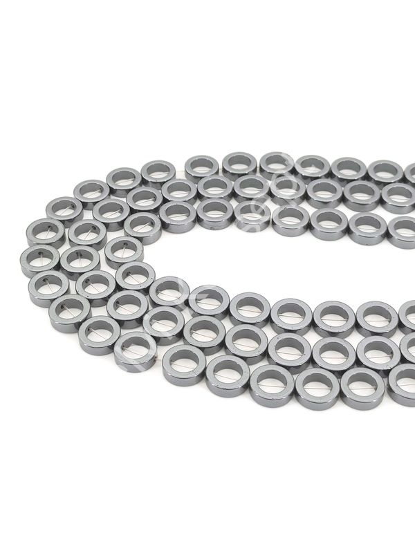Hematit Doğal Taş İçi Boş Model 12 mm
