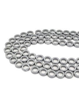 Hematit Doğal Taş İçi Boş Model 12 mm