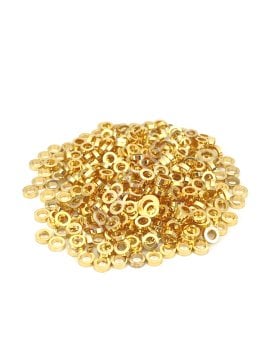 Pirinç Üzeri Altın Kaplama Fimo Boncuk Arası 4 mm