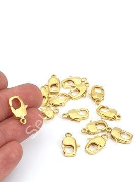 Altın Kaplama Kuyum Kilit 10x16 mm