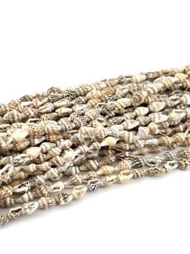 Doğal Deniz Kabuğu Nassa Shell Koyu Kahverengi 6-10 mm 1 Dizi 148 cm