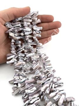 Diş-Çubuk Bej Doğal Sedef Dizi