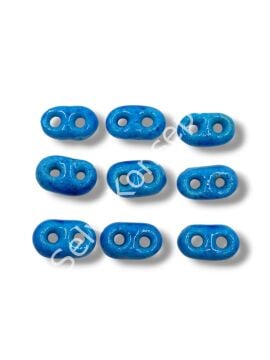 2 Göz Süryani Boncuk 17x10 mm 10 Adet