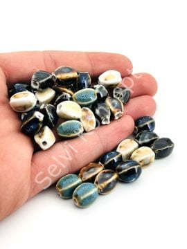 Otantik Seramik Boncuk 8x12 mm