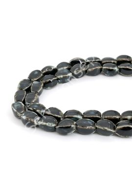 Otantik Seramik Boncuk 8x12 mm Siyah