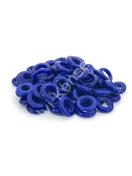 Kalıpsız Dilgöz Cam Boncuk Lacivert 30 Adet