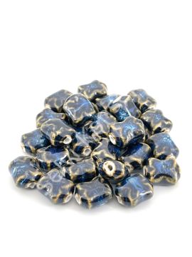 Otantik Seramik Boncuk 11x17 mm Lacivert