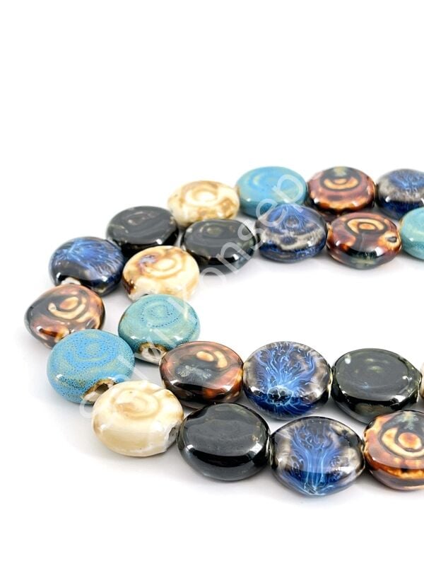 Otantik Seramik Boncuk 20 mm