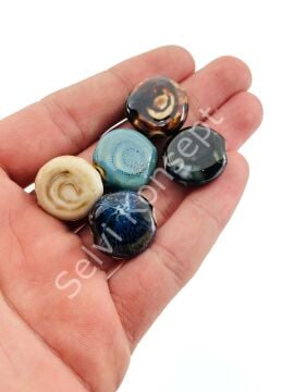 Otantik Seramik Boncuk 20 mm