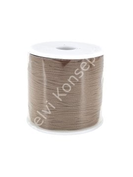 Paraşüt İpi Koyu Kahve Renk 1 mm 100 Mt