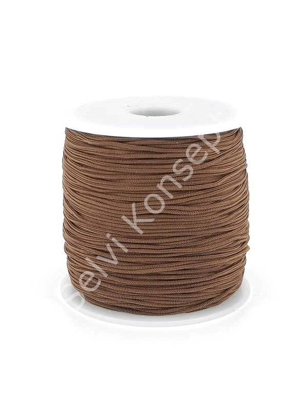 Paraşüt İpi Koyu Kahve Renk 1 mm 100 Mt