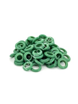 Kalıpsız Dilgöz Cam Boncuk Yeşil 30 Adet