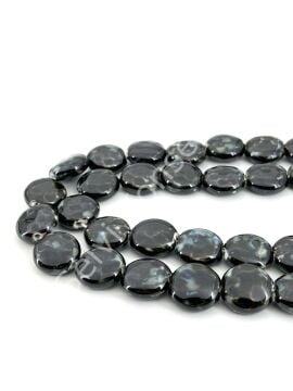 Otantik Seramik Boncuk 20 mm Siyah
