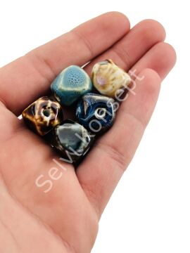 Otantik Seramik Boncuk 13x16 mm