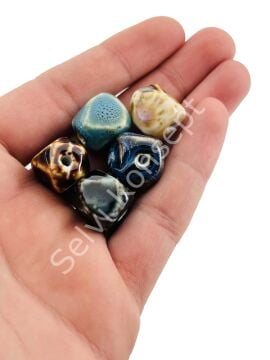 Otantik Seramik Boncuk 13x16 mm