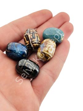 Otantik Seramik Boncuk 15x20 mm