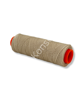 Mumlu İp Bej 1 mm 100 Mt