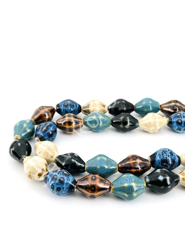 Otantik Seramik Boncuk 16x22 mm