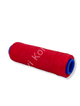Mumlu İp Kırmızı 1 mm 100 Mt