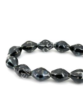 Otantik Seramik Boncuk 16x22 mm Siyah