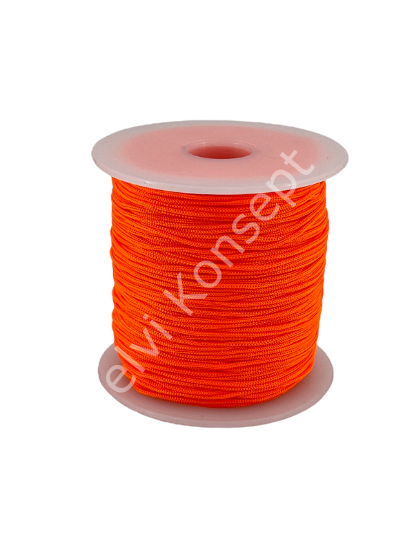 Paraşüt İpi Turuncu 1 mm 100 Mt