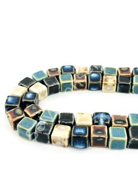 Otantik Seramik Boncuk Küp 14 mm