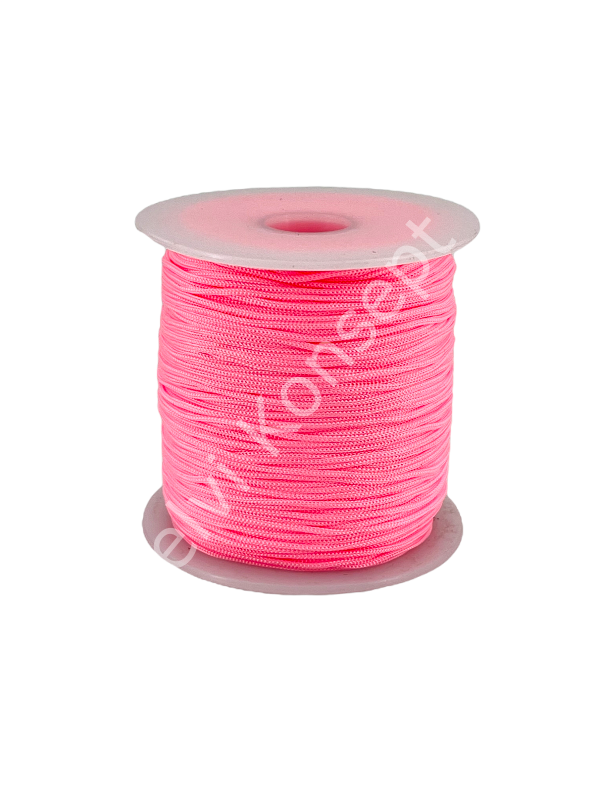 Paraşüt İpi Pembe 1 mm 100 Mt