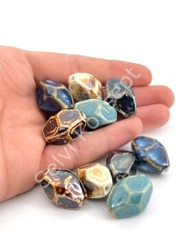 Otantik Seramik Boncuk 16x25 mm