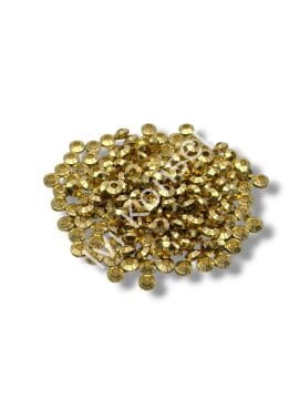 Saf Pirinç Bombeli Rondela Boncuk 4x2.5 mm 10 Gr