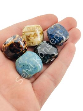 Otantik Seramik Boncuk 21x18 mm