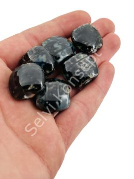 Otantik Seramik Boncuk 21x18 mm Siyah