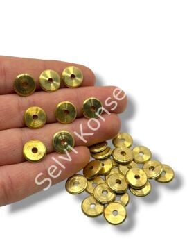 Saf Pirinç Pul Rondela Boncuk 11x2 mm 10 Gr