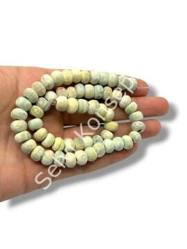 El Yapımı Küre Dizi Tibet Boncuk 10x6 mm