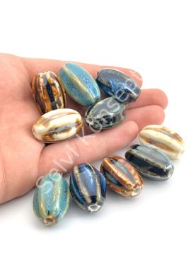 Otantik Seramik Boncuk 16x28 mm