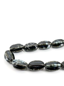 Otantik Seramik Boncuk 16x28 mm Siyah