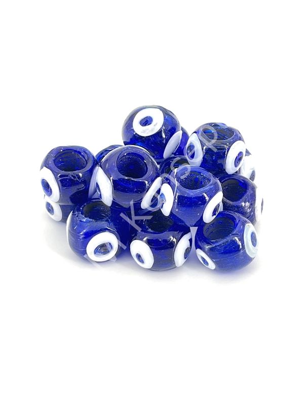 Lacivert İri Karagöz Cam Boncuk