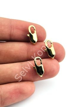 Altın Kaplama Kuyum Kilit Orta Boy 5x14 mm