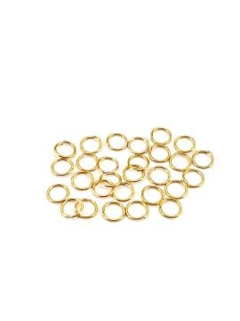 Pirinç Üzeri Altın Kaplama Halka 0,80 x 7 mm