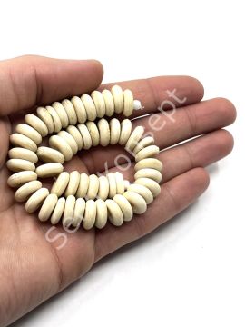 El Yapımı Disk Rondela Dizi Tibet Boncuk 12x4 mm