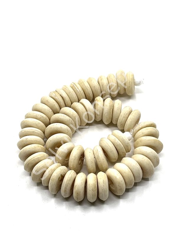 El Yapımı Disk Rondela Dizi Tibet Boncuk 12x4 mm