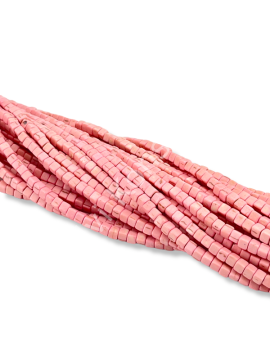 Pembe Havlit Küp Dizi 4 mm