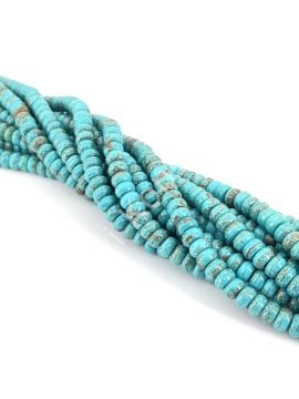 Damarlı Rondela Turkuaz Dizi 10x6 mm