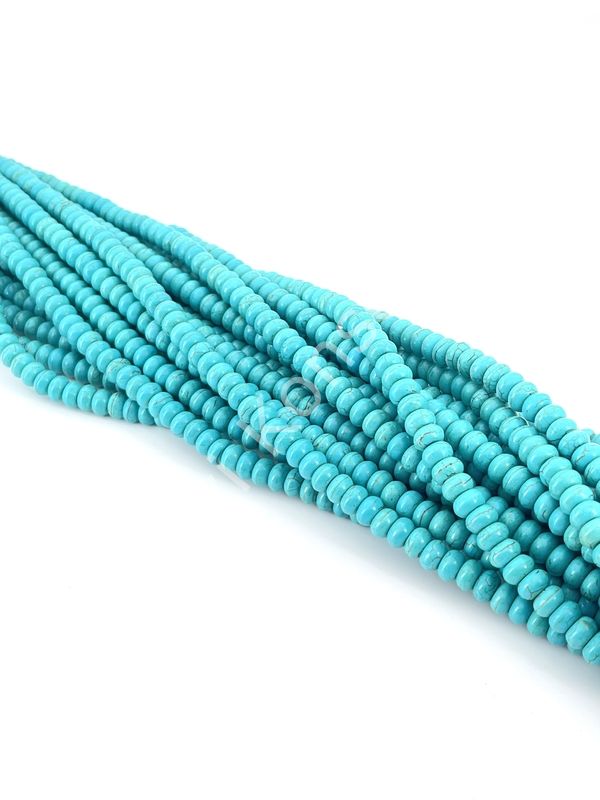 Rondela Turkuaz Dizi 8x4 mm