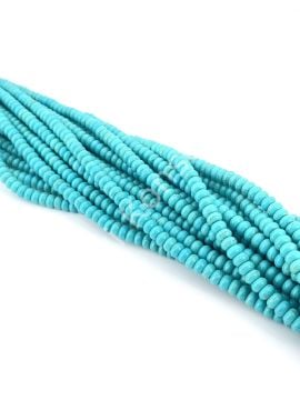 Rondela Turkuaz Dizi 8x4 mm