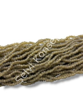 El Yapımı Mat Silindir Cam Boncuk 4x2,5 mm
