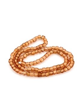 Silindir Dizi Cam Boncuk Fildişi 7x5 mm